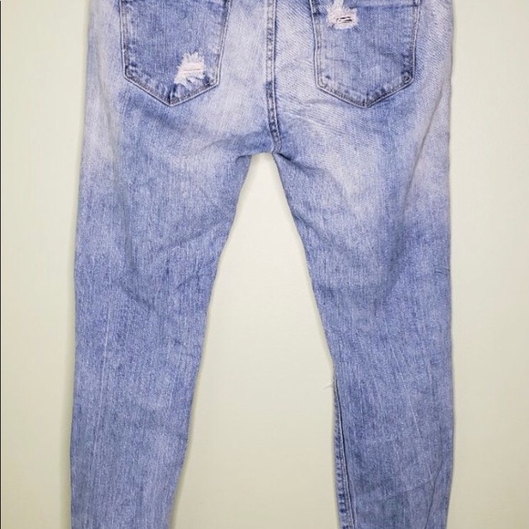 ZARA • Slim Premium Wash Trafaluc Blue Jeans 6 - Picture 4 of 6